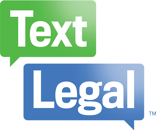 text legal logo